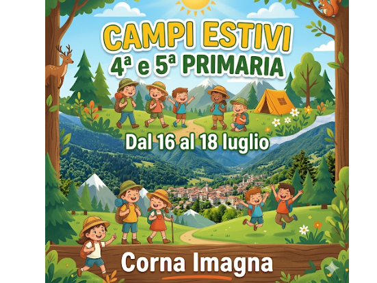 CAMPI ESTIVI 4ª e 5ª PRIMARIA